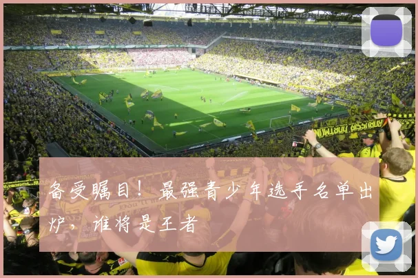 备受瞩目！最强青少年选手名单出炉，谁将是王者